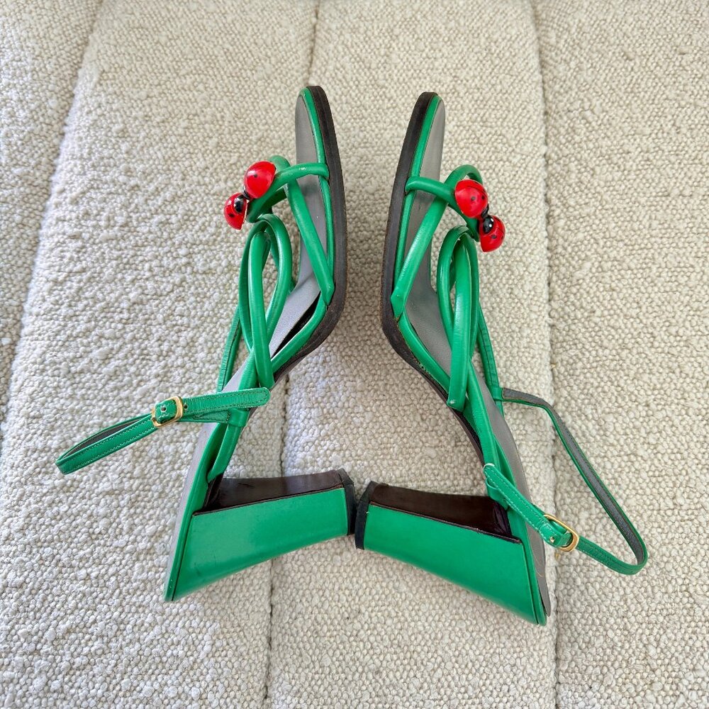 Vintage Christian Dior Ladybug Sandals - Picture 5 of 7